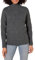 Amazon Essentials Women's Winter Long-Sleeve Jumper, Soft-Touch Funnel Neck Cable Knit, Charcoal Heather, M