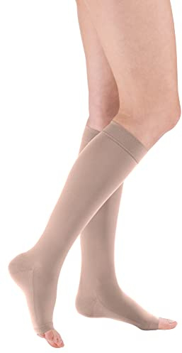 mediven comfort CCL2 AD Kompressionsstrümpfe normal (39-44 cm) o. Fußspitze Trikotabschlussrand II cashmere