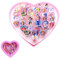 Kinderring-Sets, kinderringe mädchen, Cartoon-Ringe, Kinderring in Herzform, Kinderring Prinzessinnen-Sets, Spielzeugring für Kinder, Kinderschmuck, perfekt für Kindergeburtstagsgeschenke (36 Stück)