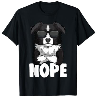 Border Collie Hunde Frauchen Herrchen T-Shirt