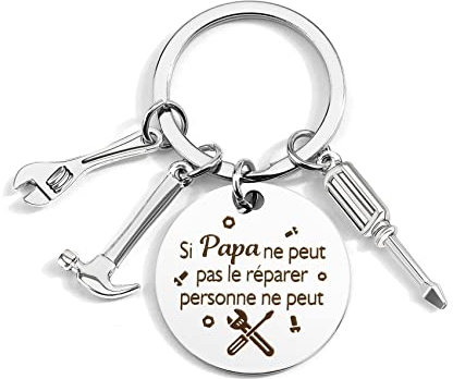 Cadeau pour Papa, Cadeau Fete des Peres, Cadeau Papa, Idee Cadeau Fete Des Peres, Cadeau Fete des Peres Original, Porte Clé Papa, Cadeau Anniversaire Papa, Cadeau Noel Papa, Cadeau Papa Noël