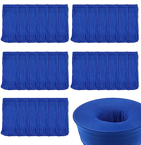 SAVITA 30pcs Pool Skimmer Filter Socks,Blue Pool Socks for Skimmer Basket Inground and Above Ground,Filter Saver Pool Socks for Swimming Pool Leaves Impurities Fine Sand Debris And Other Sundries