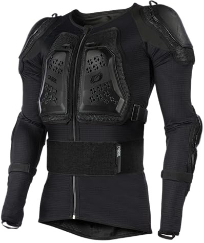 O'NEAL | Protektoren-Jacke | Kinder | Motocross Enduro | Verstellbare Stretchbänder, hochbelastbare Kunststoffelemente | Underdog Protector Jacke Youth V.24 | Schwarz