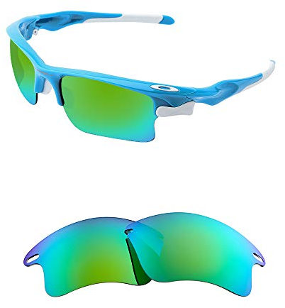HiCycle2 Verres polarisés de rechange pour lunettes de soleil Oakley Fast Jacket XL, Vert