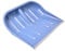 Aqbau® Schneeschaufel Schneeräumer Schneeschieber Schneeschippe 49 x 39 cm mit Metallbeschlag
