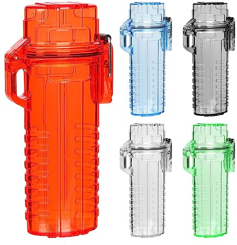 Feuerzeugtasche, wasserdichter Deckel für Feuerzeug, transparenter Aufbewahrungsbehälter für Feuerzeug, Halterung für Feuerzeug, mit Hülle aus PP, tragbare Gadget-Box für Herren, Schutzständer für