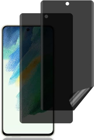 Sichtschutz Schutzfolie für Samsung Galaxy S21 FE [2 Stück] | Privacy Schutzfolie, Kratzfest, Easy to Install, Blasenfrei, Anti-Spy TPU Displayschutzfoli für Samsung Galaxy S21 FE 5G