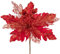 Arborus 6PCS Artificial Flowers Christmas Glitter Poinsettia 11.4 Artificial Large Christmas Flowers Xmas Tree Decorations Red Poinsettia Christmas Decorations for Xmas Garland Wreath DIY Decor