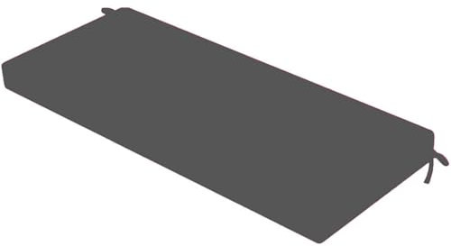 HLXHG 3cm Dicke Sitzauflage Sitzkissen Bank, Bankauflage Outdoor Wasserdicht, rutschfeste Bankkissen Sitzpolster Waschbare, Gartenbank Auflage Stuhlkissen Bankpolster Für Fensterbank,Grau,90x50x3cm