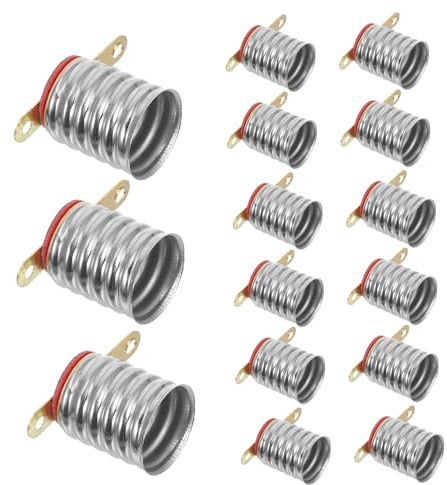 HOMSFOU E10 Lampenfassung Mini-Led-Lampenfassung Schraubsockel-Glühbirnenhalter 20 Stück Für Diy-Beleuchtungszubehör Und Studentenphysik-Schaltkreisexperimente