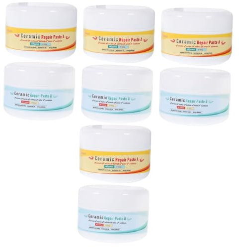 DOITOOL 2 Sets Keramik Reparaturset Badewannen Reparaturset Für Arbeitsplatten Badewannen Reparatur Nachbearbeitungsset Für Pfannen Reparaturset Für Glasfaser Arbeitsplatten Farbset