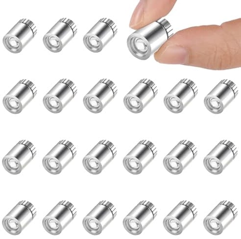 AUAUY 22pz Mini Luce LED a Batteria, LED Decorative per Modello in Miniatura,Mini Illuminazione a LED per Decorazioni per Decorare Le Case delle Bambole, Bianco