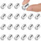 AUAUY 22 Stück Mini LED Lichter für Puppenhäuser, Micro LED Licht, Mini-Lichter zum Selbermachen, Mini-Lichter zum Basteln, Miniatur Lichter für Vitrinen, Spielzeug Bausteine (Weißes Licht)