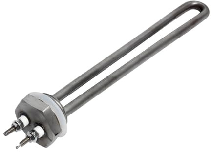 LIUCH Riscaldatore a resistenza a bassa potenza 304SUS da 1 pollice NPT/BSP DC12V/24V 200W 190mm(DC 12V,1 inch NPT)