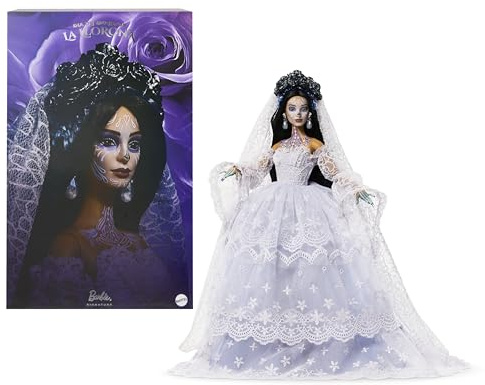 Barbie Día De Muertos La Llorona Doll - Limited Edition Gold Label | Javi Meabe Design, Model Muse Body, Authentic Mexican Lore Collectible