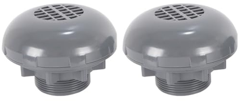 ACOLY 2 Stück Pool-Absperrventil 38 mm für Intex und Best-way Zubehör, Pool-Anschluss-Set Kolbenventil