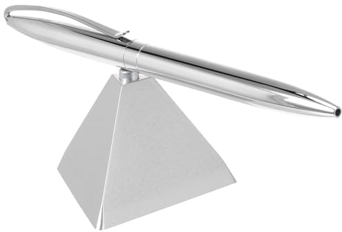 TOKIDNY Magnetischer Schreibstift mit Dreieckigem Sockel Schwebender Kugelschreiber Komfortabler Büro Unterschriftsstift Glattes Schreiben für Geschäft Konferenzen Geschenk für Erwachsene
