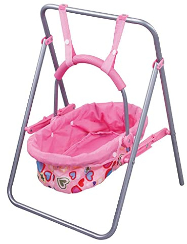 DuskHaven Portable Crib, Rocking Chair, Simulation Furniture Toy for Newborns
