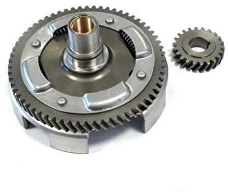 TRASMISSIONE PRIMARIA RMS A DENTI ELICOIDALI RAPPORTI Z 24 - 61 PER PIAGGIO VESPA 50 SPECIAL PK 50 TUTTI I MODELLI APE 50 TUTTI I MODELLI COMPLETA DI PARASTRAPPI RICAMBIO NUOVO