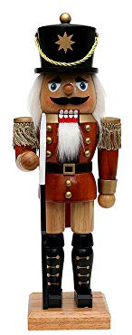 Dekohelden24 Wunderschöner Nussknacker als Soldat, ca. 24 cm.