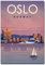 Oslo Norway Travel Vintage Art Kühlschrankmagnet, 6,3 x 8,9 cm