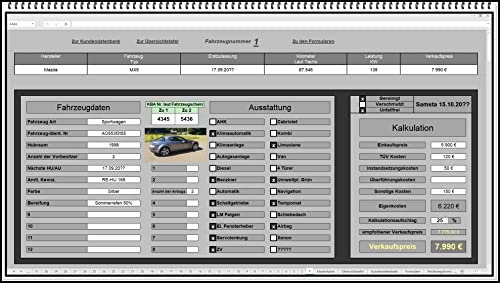 KFZ Autohaus Software digitaler Kaufvertrag Rechnung Autohändler Gebrauchtwagenhandel für Computer