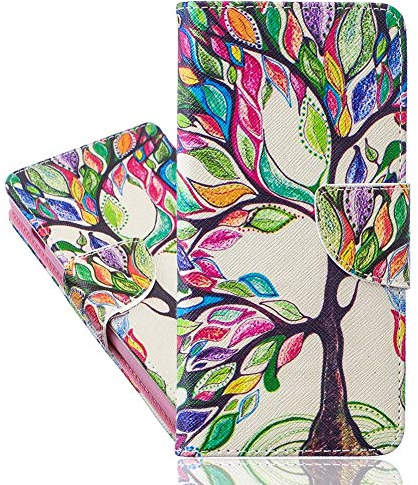 IMEIKONST Etui für Nokia 2.3 Hülle Premium PU Leder Gemalt Flip Kasten Brieftasche Fall Magnetisch Ständer Schutzhülle Tasche Handyhülle für Nokia 2.3. Painting Tree BBK