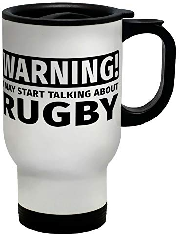 Shopagift Warning May Start Talking About Rugby Travel Mug Cup