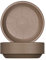 BigDean 9X Blumentopf Untersetzer Ø 17 cm Farbe Taupe Kunststoff Blumenuntersetzer Blumentopfuntersetzer passend zu Ø 18 cm Blumentöpfen