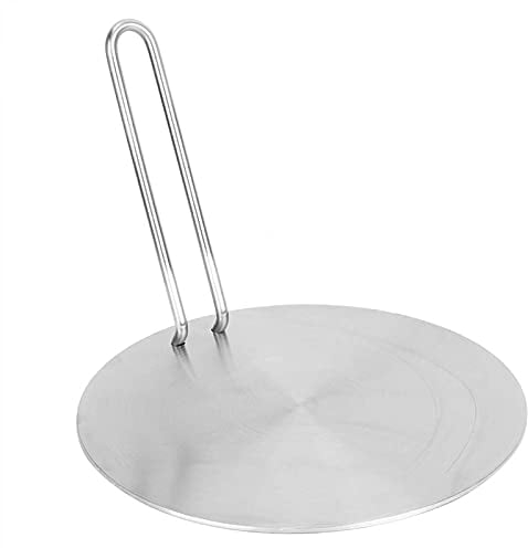 Induktionsadapter, 24 cm, Wärmeverteiler, Scheibe, Adapter, Wärmeverteilungsplatte aus Edelstahl, Gaswandler, Induktionsherd für Gasherd (24 cm)
