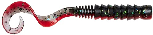 Savage Gear Softbaits Pro Grub 6,5cm 2g - 8 Gummijigs, Farbe:Red N Black