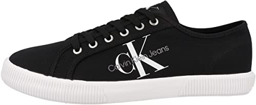 Calvin Klein Herren Vulcanized Sneaker Schuhe, Schwarz (Black), 43