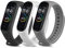 Yisica Correa para Xiaomi Mi Band 4 Xiaomi Mi Band 3,3Pack Coloridos Recambio Silicona Pulseras de Repuesto (Negro/Gris/Blanco)
