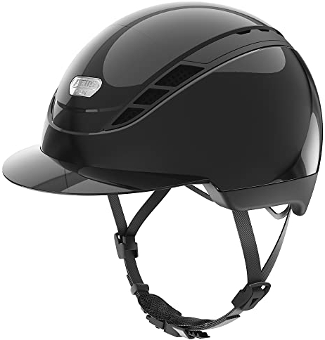 Abus Reithelm AirDuo Shiny Black XS (48-52 cm)