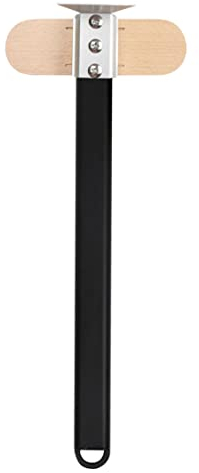 Pizza Four Broussin Céditeur Brosse Pizza Pizza Nettoyer Scraper Mémale Rébarrant Cleaner 40cm