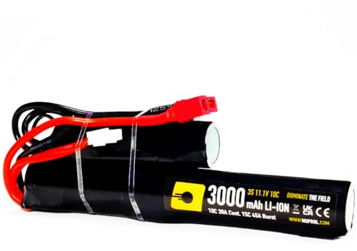 NUPROL Power - 11.1v Li-Ion 3000mAh 3S Deans [Rate 10C @ 30A] [Burst 15C @ 45A] - Nunchuck