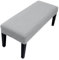 Lollanda Universal-Bezug für Esszimmer-Bank, Stretch Dining Bench Cover, Elastische Stretch Husse für Hotel, Bankett, Restaurant, Wohnzimmer, Schlafzimmer (Hellgrau)