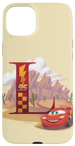 iPhone 15 Plus Disney & Pixar Alphabet Monogram Letter L Lightning McQueen Case