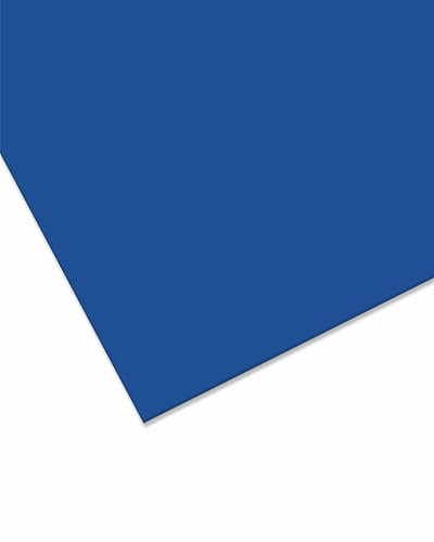 nattmann Plexiglas® GS Coloré 3 mm – Plaque en verre acrylique incassable polyvalente pour objets lumineux et plus encore – 25 x 50 cm – Bleu ciel opaque (5H51)