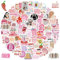Pink Bookish Stickers - 100pcs Aesthetic Reading Stickers for Kindle, Booktok & Scrapbook
