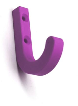 Generisch Kleider- & Handtuchhaken Slimline - In vielen Farben (3, Magenta E05)