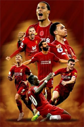Schwagebo 1000 Pieces Wooden Puzzle England Football Team Poster For Family Stress Relief Educational Toys Yk170Zy