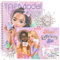 TOPModel Malbuch mit Pailletten FAIRY LOVE + TOPModel Briefbox Handlettering – Zauberhafte Kreativität für magische Designs und handgeschriebene Kunstwerke!