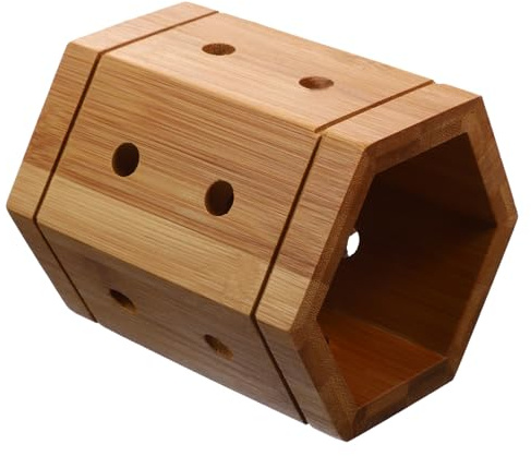 Cabilock Portacubiertos De Madera Creativo Para Mesa De Comedor Organizador Para Utensilios De Cocina
