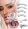 Cils Magnetique 2 Paires Réutilisable Faux Cils Magnetique Avec Applicateur Naturel Look Cils Magnétiques Kit Magnetic Wendy Lashes(style-AB2)