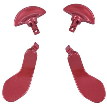 4 cuscinetti per controller Edge per PS5 DualSense Edge Controller Paddle per PS5 Edge, pulsante posteriore in metallo per controller PS5 Edge (rosso)