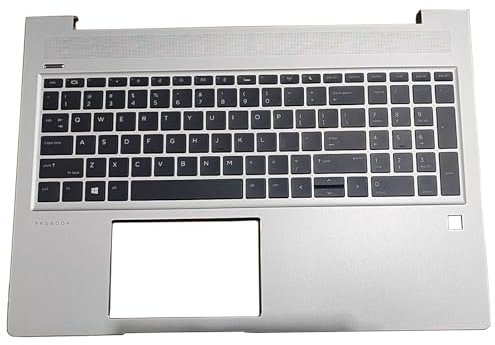 Nuova sostituzione per HP ProBook 450 G6 G7 455 G6 G7 455R G6 G7 copertura palmrest retroilluminata tastiera layout US argento