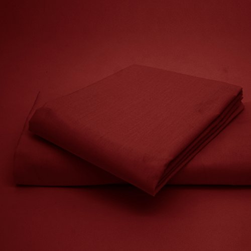 Artistic Fashionista Non-Iron EASY CARE 16 (40cm) Extra Deep Fitted Bed Sheet - PERCALE Quality for Thick MATTRESS - Single, Double, King & Super King- ALL UK SIZES NEW (Super King Size, Wine)