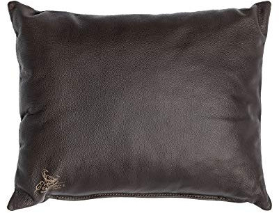 Centaur - Deko Lederkissen 50 x 40 cm für Sofa oder Schlafzimmer Chocolate - Echt Leder Kissen Echtleder Sofakissen Lederoptik