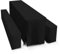 TEXMAXX® Hussen Bierzeltgarnitur 3-teiliges Set - 70 cm x 220 cm in schwarz / 2 Bierbank Hussen & Biertisch Husse/Tischdecke Biertisch und Bierbank Auflagen/Hussen für Biertisch